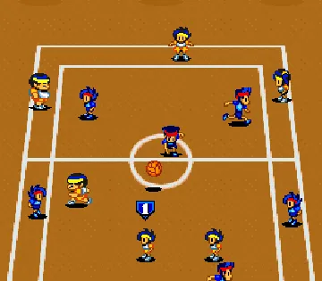 Go! Go! Dodge League (Japan) (Rev 1) screen shot game playing